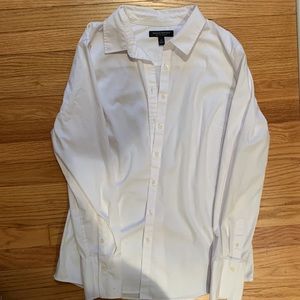 Banana Republic white button down shirt